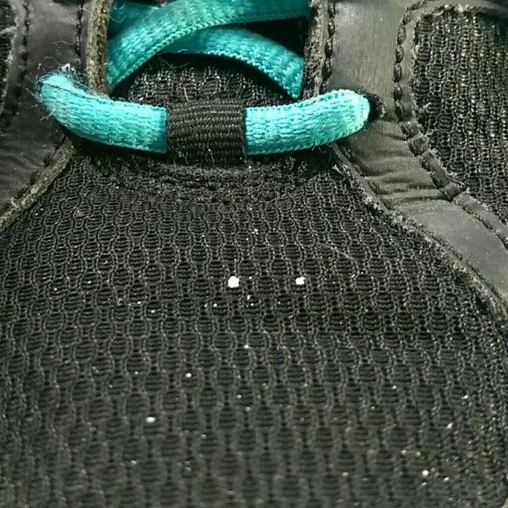 Nike Downshifter 5 Running Shoes Black & Aqua - 537571-012 - Size 6